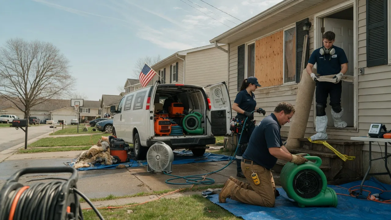 Water Damage Restoration in Melvin, IL near me